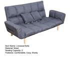 Futon Couch  Convertible Futon Sofa Bed  Sleep Sofa adjustable Modern Loveseat