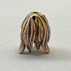 Tulip Cone Tassel Bead Caps 22x16mm Antique Copper Plated Brass Q2 Per Pkg