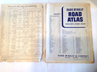 Antique Rand Mcnally Road Atlas 1953 United States Canada Mexico
