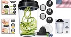 Stainless Steel Vegetable Slicer   Zucchini Noodle Maker - Portable   Efficient