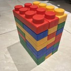 Uniplay Baby  Toddler Mix Soft Plump Building Blocks 36 Piece Colorful
