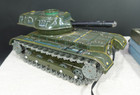 Vintage Tin Trade Mark Modern Toys Corded Rc M-71 Army Tank