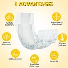 Disposable Dog Diapers Male Dog Wraps Including 48pcs Super Absorbent Diapers   