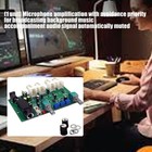 Professional Audios Signal Mixer Auto Ducking Background Music Controller