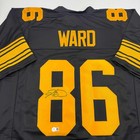 Autographed signed Hines Ward Pittsburgh Color Rush Football Jersey Jsa Coa