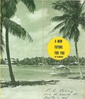 1950s Florida Homesites For Sale Promo Map Flyer Indian Lake Estates Polk County