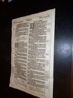 1611-pulpit Folio Bible Leaf-the 23rd Psalm- the Lord Is My Shepherd - 59 Line-