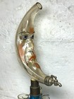    rare  Antique 1930 s Art Deco Czech Man In The Moon Absinthe Decanter Bottle   
