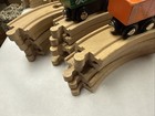 Wooden Train Railway Lot 82 Pieces Brio-compatible Track    Trains