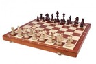 Wooden Chess Set With Board   Pieces  Tournament Style  21  European No 6