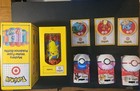 Pokemon X Target Lot - 3 Pins - Mystery Water Bottle - Pikachu Glass   More