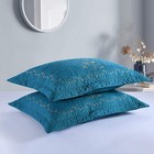 2 Pack Throw Pillow Covers Euro Sham Covers Pillow Shams Pillow Cover Embroidery