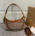 Juliet Shoulder Bag 25 In Signature Textile Jacquard Cy830 Outlet New