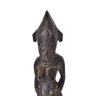 Senufo Figural Wine Ladle On Custom Stand C  te D ivoire