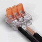 Wago 221-413 3 Wire Lever Nut  3 Conductor Compact Wire Connectors  Pack Of 2500