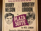 1971 Westport Playhouse Plaza Suite Dorothy Loudon Window Card Poster 14x22