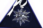 Swarovski 2017 Christmas Ornament Crystal Snowflake Star With Box