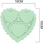 4 Inch Valentine Heart Doilies Lace Paper For Wedding Decoration Valentine s Day