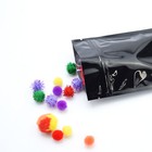 Black Barrier Resealable Snack Storage Bags Gram Oz Eighth Quarter Half Size