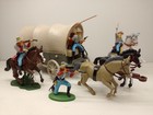 Confederate Cavalry Wagon Wild West Britains Dsg Toy Soldiers Set Argentina 1 32