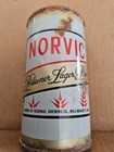 Paint Over  Norvic---harvard Flat Top Beer Can Harvard Lowell Mass One Of A Kind