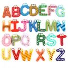 26 Letters Kids Wooden Alphabet Fridge Magnet Child Educational Toy 