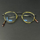 Vintage Oliver Peoples Mp-2 Mbk 383 Eyeglasses Frames Tortoise   Metal Japan
