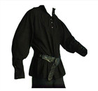 Medieval Renaissance Handsome Men Long Sleeve Shirt Casual Costume Tops 
