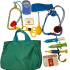 Fisher-price Medical Kit Pretend Play Set Kids Nurse Doctor Stethoscope Vintage