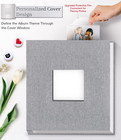 Photo Album Self Adhesive Scrapbook Album For Pictures  40 Pages Linen Cover New