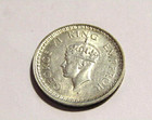 India 1945-b 1 4 Rupee Silver Coin