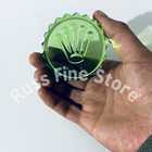 Rolex Italian Art Glass Green Crystal Paperweight Salviati Collector Edition