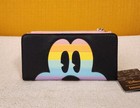 Loungefly Disney Mickey Mouse Pastel Rainbow Flap Wallet New