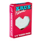 Krux Skateboard Risers Risers White 1 4  Pair