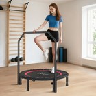40  Foldable Mini Trampoline  Rebounder Trampoline For Adults  Red