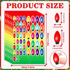 300 Pcs Christmas Light Bulb Foam Stickers  Paper Decals Label