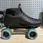 Riedell Usa Roller Skates Mens Size 8 Cosmic 95a Wheels Derby Speed Quads
