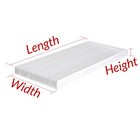 Alu Heatsink - Electronics-amplifier-audio Project Cooling Fin Cooler 60-300mm