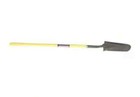 Narrow Digging Shovel Drain Transplanting Spade   Long Fiberglass Handle