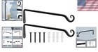 Durable 15-inch Black Plant Hangers For Elegant Indoor outdoor Displays - 2 Pack