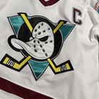 Charlie Conway  96 Mighty Ducks Anaheim Movie Hockey Jersey White Size S Small