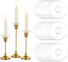 Wax Catchers For Candles Dining Room  Round Bobeche Candle Guards For Taper