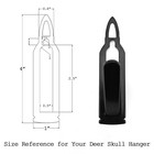 European Deer Skull Mount Hanger  Euro Wall Mount Hanger For Deer Head And Ot   