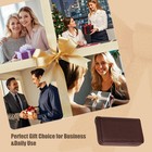 Business Card Holder Pu Leather With Magnetic Closure  Slim Pocket Name Card Cas