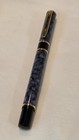 Vintage Waterman Laureat Green Marble Rollerball Pen With Case Needs Ink
