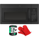 Ge 1 6 Cu  Ft  Over-the-range Microwave Oven Black   Oven Mitt   3 Year Warranty