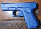 Rings Training Pistol Solid Resin Glock 19 - Blue 