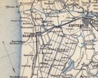 1885 Antique Map Of Central Holland Netherlands   Amsterdam Utrecht Haarlem
