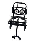 Techtongda Carbon Steel Climbing Stairs Truck Black Portable Folding Cart