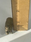 Antique Miniature Brass Pig Vest Case Match Striker Match Holder Case